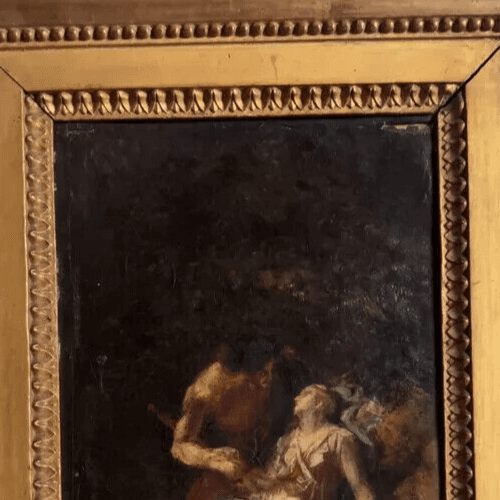 Antique Original Painting Louis HERSENT (1777-1860) Antique Scene image 4