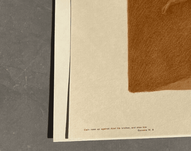 Vintage Lithography Abel Pfeffermann PANN (1883-1963) - Bible, Geneva, Cain image 2