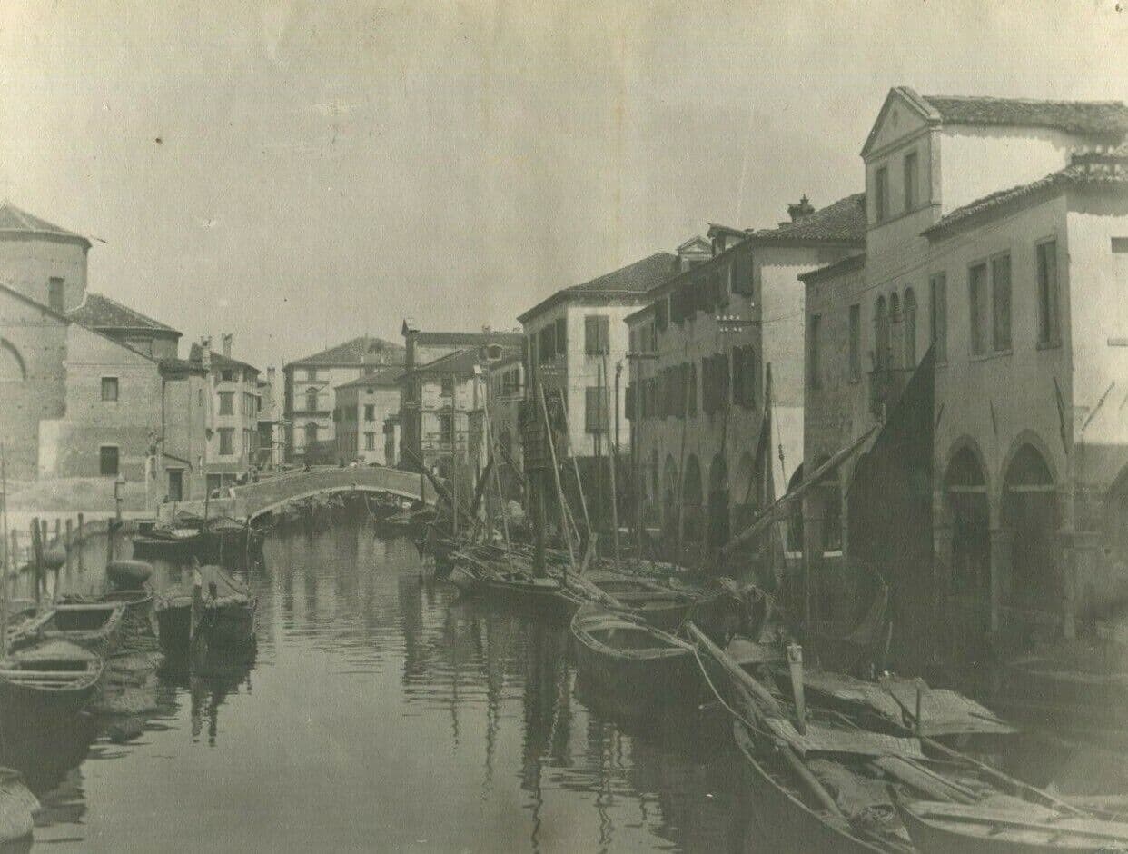 Vintage Photographs Canal, Chioggia, Italy image 1