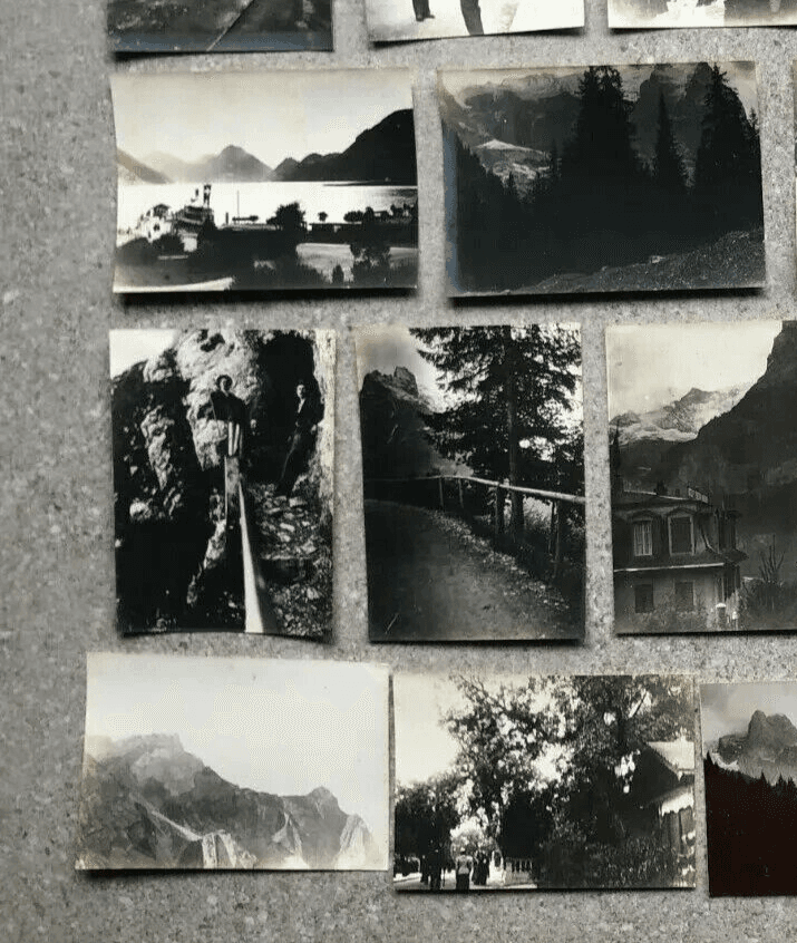 Vintage Photographs Lot x22 Eiger, Fiescherhorn, Wetterhorn, Alpnach 1902 image 9