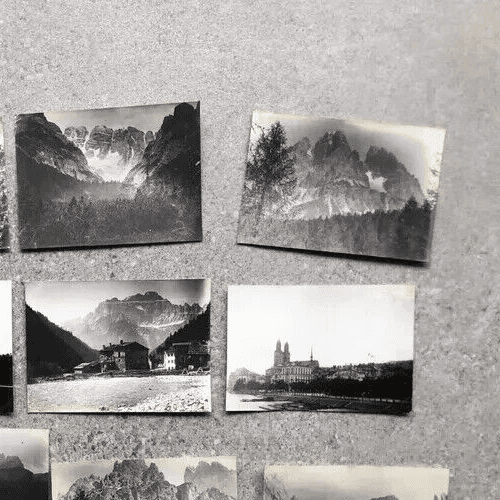 Vintage Photographs Lot x13 Mountain Landscape and Cityview People 1902 image 8