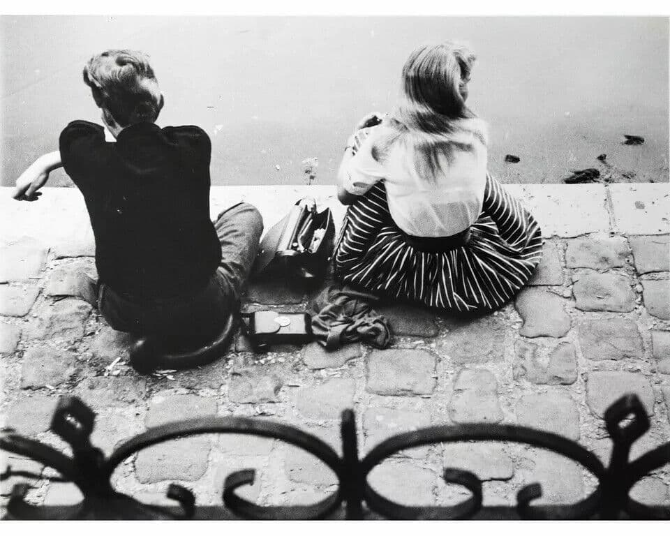Vintage Photographs Robert GRAINDORGE Couple by the River c. 1970 image 1