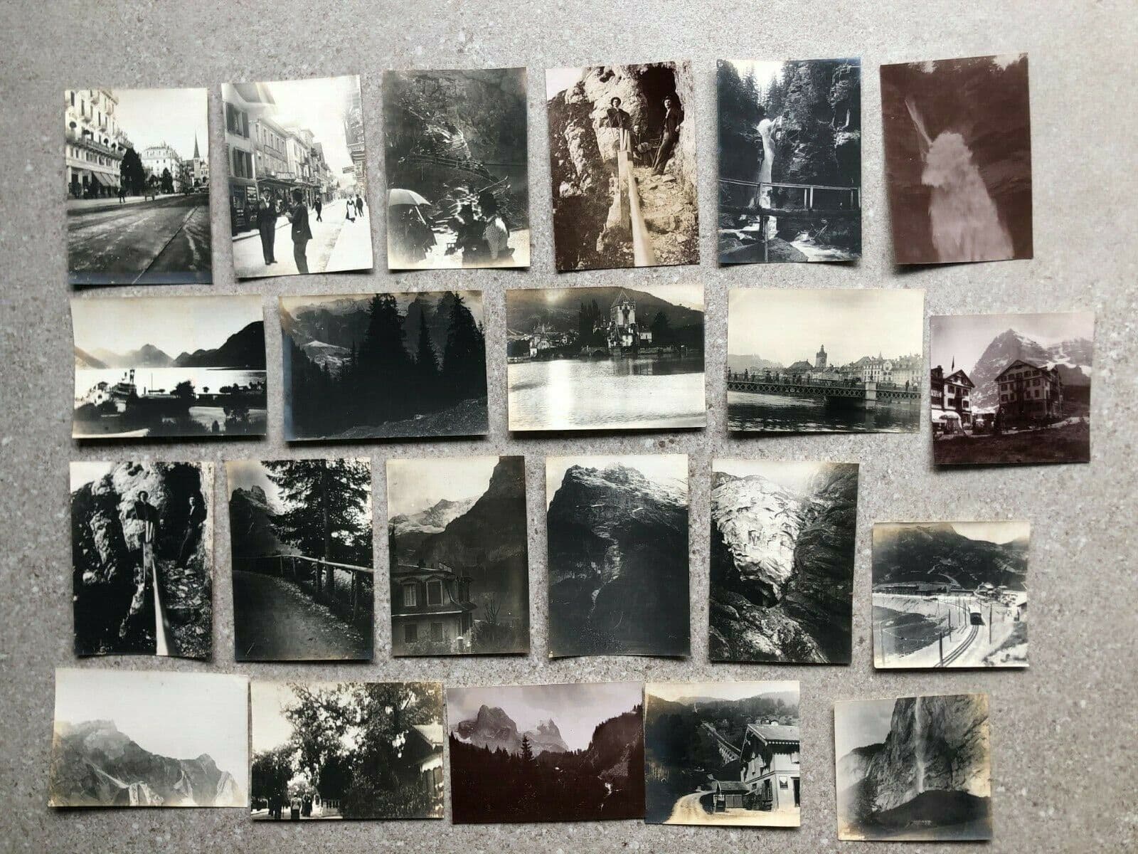 Vintage Photographs Lot x22 Eiger, Fiescherhorn, Wetterhorn, Alpnach 1902 image 1