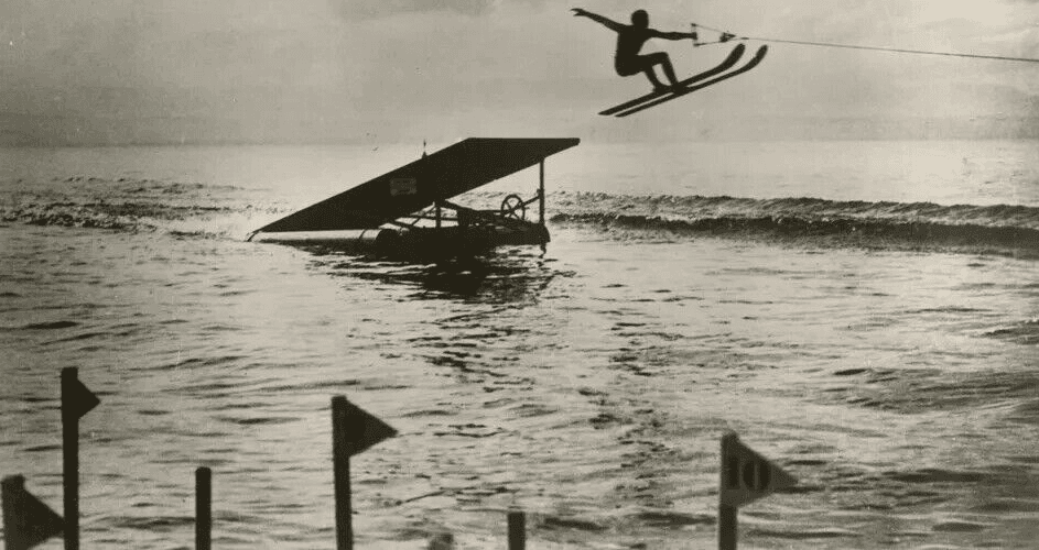 Vintage Photography Original SportWater Ski Championships c. 1950 image 6