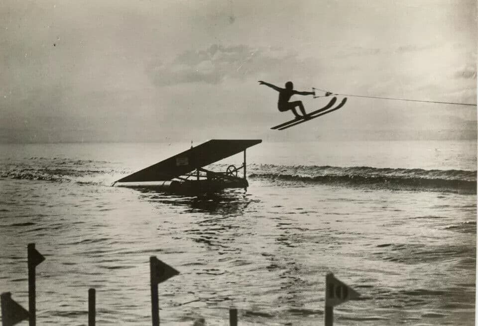Vintage Photography Original SportWater Ski Championships c. 1950