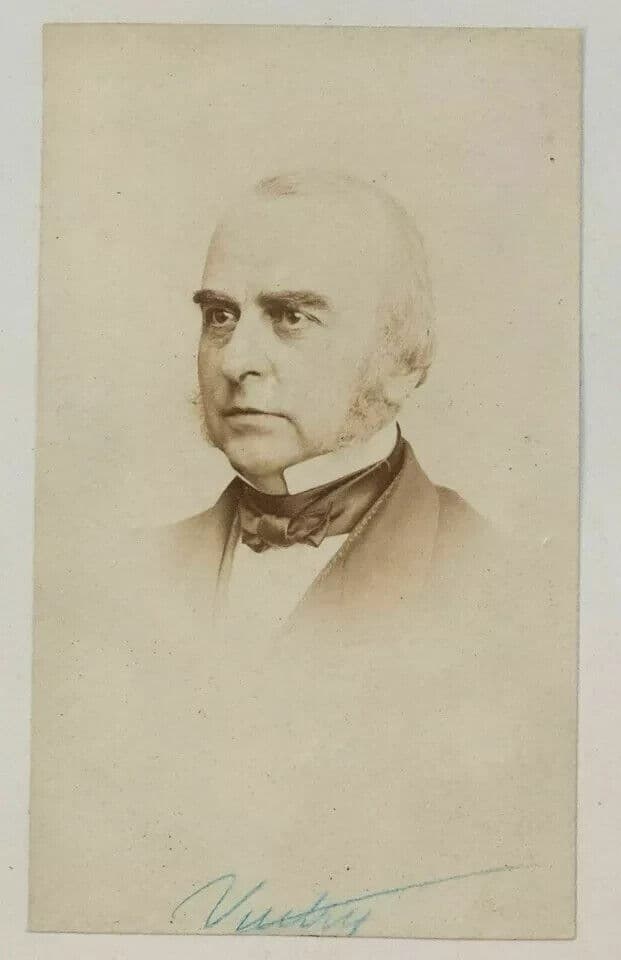 CDV Vintage Photographs CHARLES REUTLINGER - Lawyer Adolphe Vuitry c. 1870 image 1