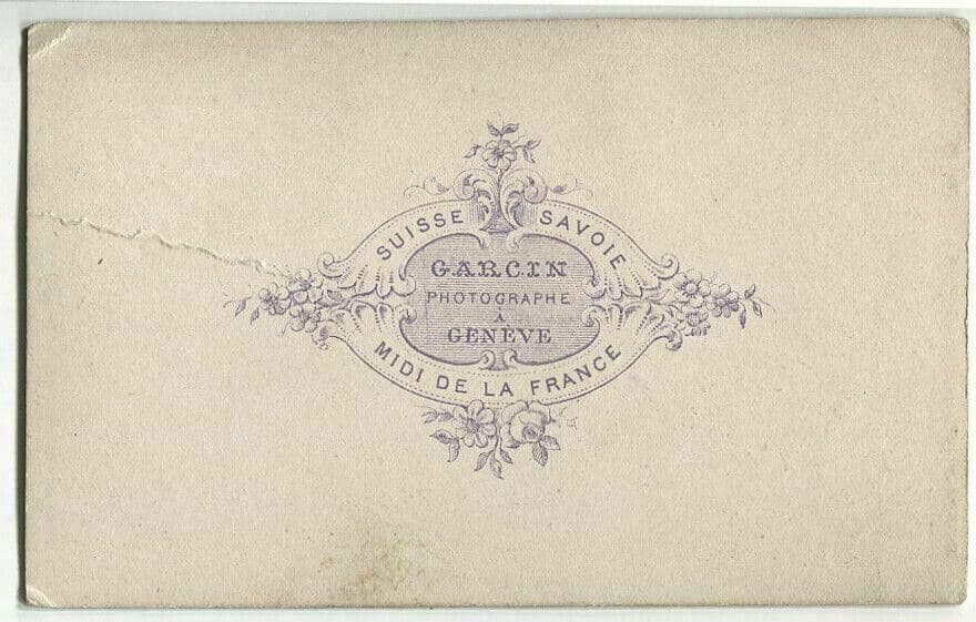 CDV Vintage Photographs - GARCIN - Fairies Caves in St Maurice c. 1870 image 4