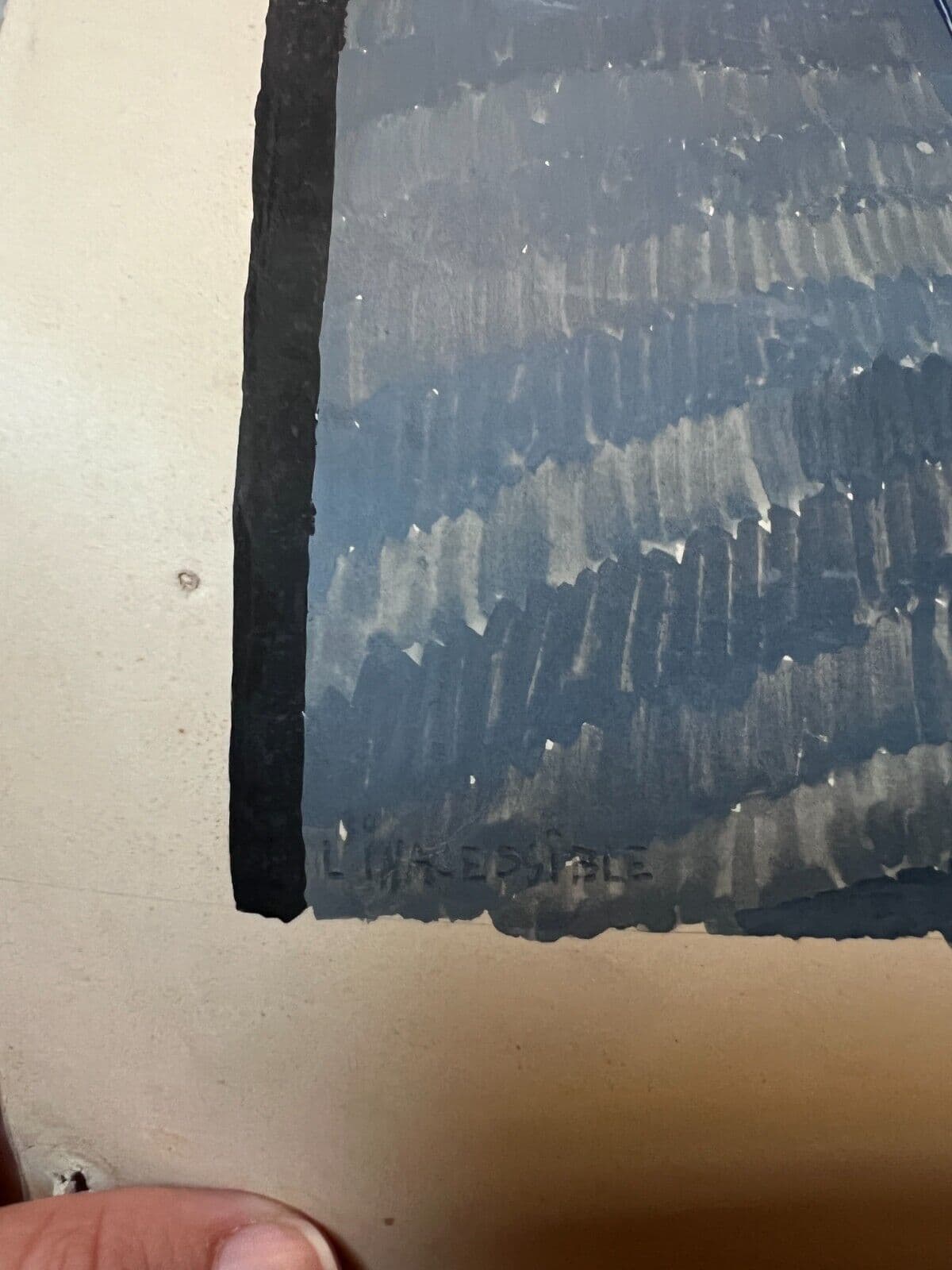 Modern Drawing Abstract Robert ASCAIN (1932) image 4