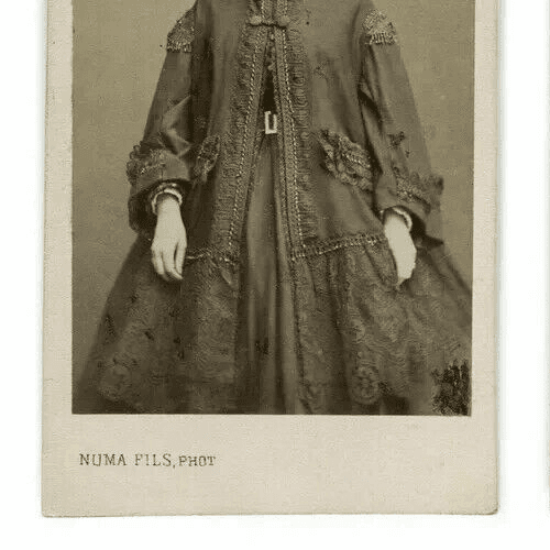 CDV Vintage Photographs NUMA FILS - Alice Theric, French Actress c. 1864 image 2