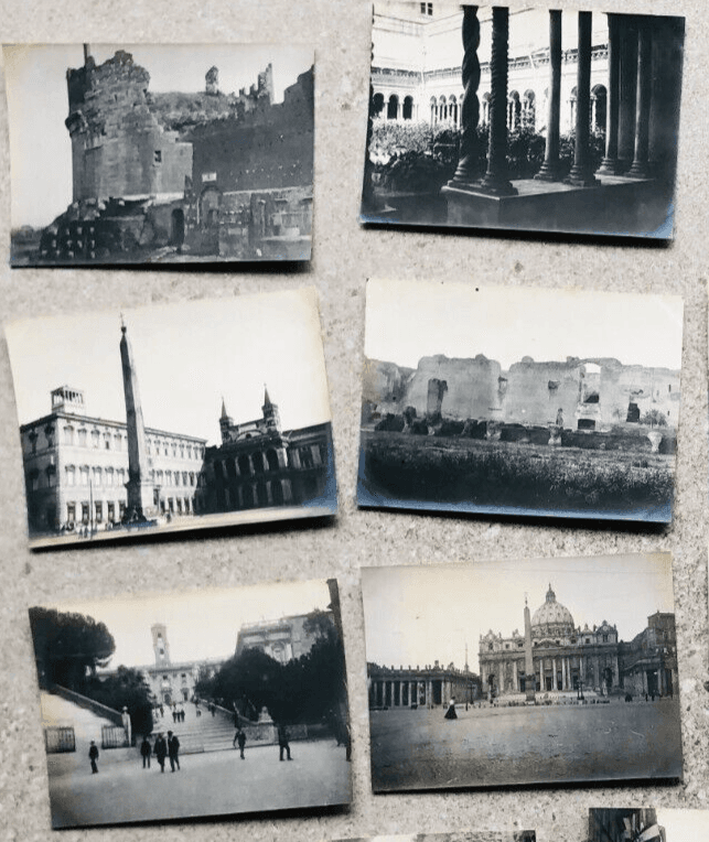 Vintage Photographs Lot x17 Roma, Vatican Cityviews, Italy Landscapes 1902 image 1