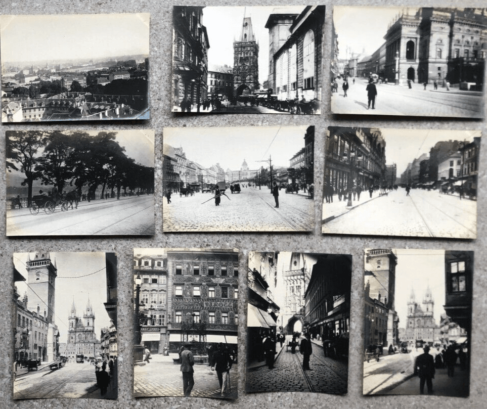 Vintage Photographs Lot x15 Germany Cityview Landscapes 1902 image 1