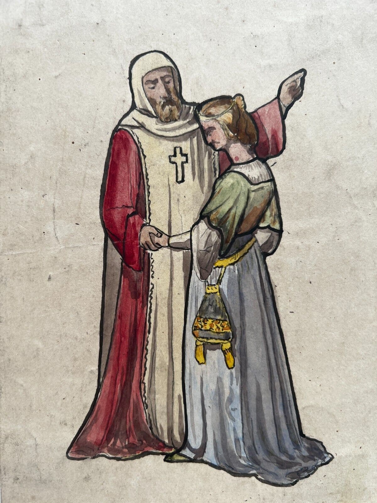 Drawing Crusade Men, People, Religion