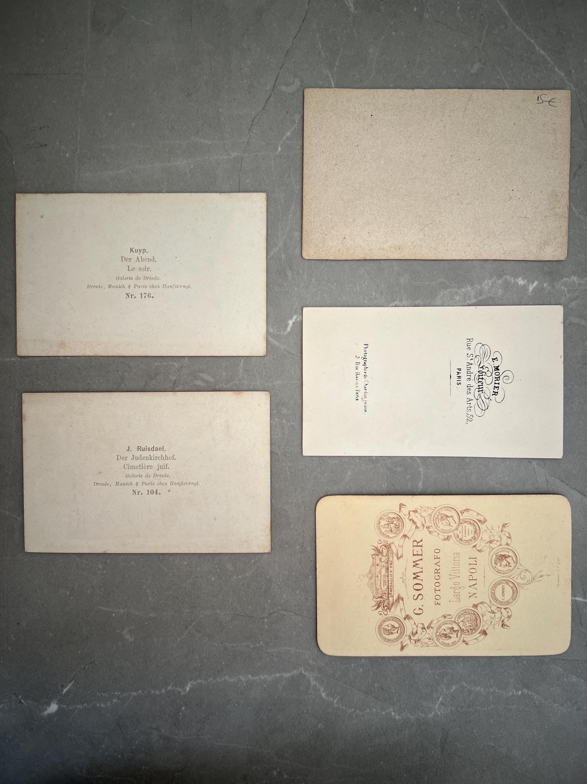 Antique CDV Photographs - Landscapes, Ruins & Natural Disasters Set 5 image 2