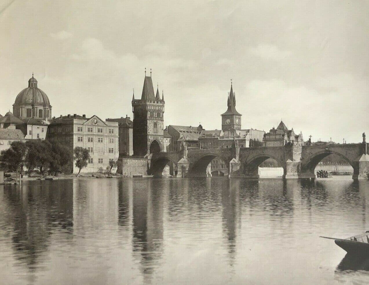 Vintage Photographs Landscape prag, Karlsbrucke und Kleinseite image 1