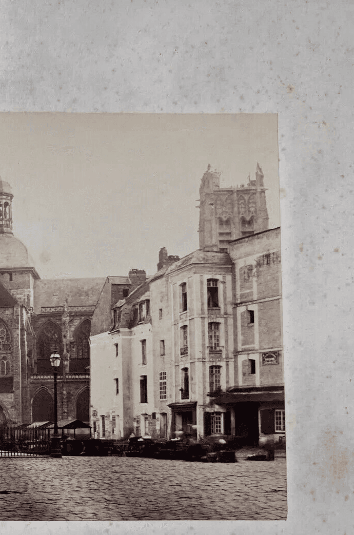 Vintage Photographs Alphonse Davanne - Statue de Duquesne, Dieppe c. 1870 image 5