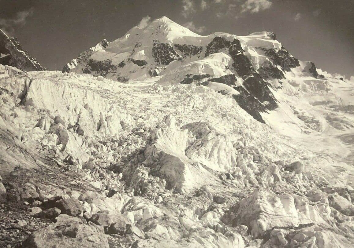 Vintage Photographs Mountain Landscape, Le Piz Roseg 1902 image 1