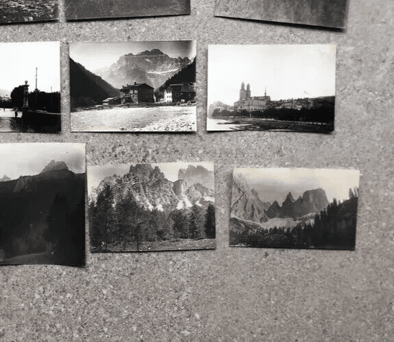 Vintage Photographs Lot x13 Mountain Landscape and Cityview People 1902 image 10