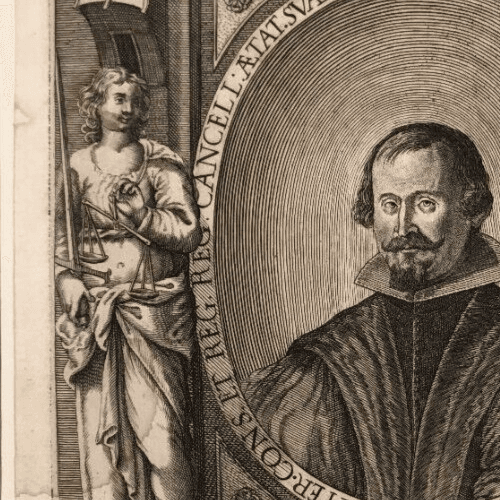 Etching by Domenico GARGIULO (1609-1675) Ettore Capecelatro Portrait image 6