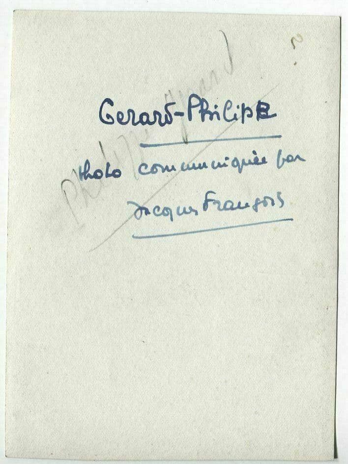 Vintage Photography Cinema - Gerard PHILIPE Portrait c. 1940 image 3