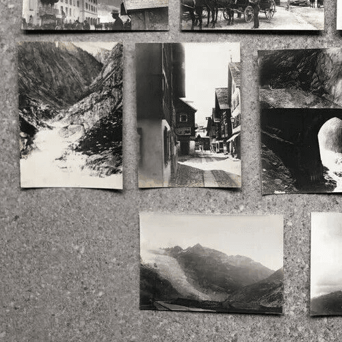 Vintage Photographs Lot x11 Mountain Landscape and People 1902 image 8