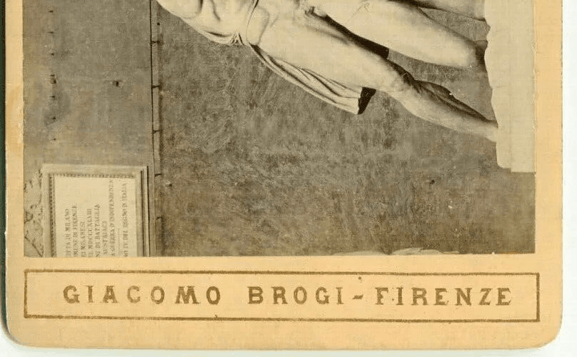 Vintage Stereoview Photograph Giacomo BROGI Florence Ajace, Scultura Greca 1870 image 3