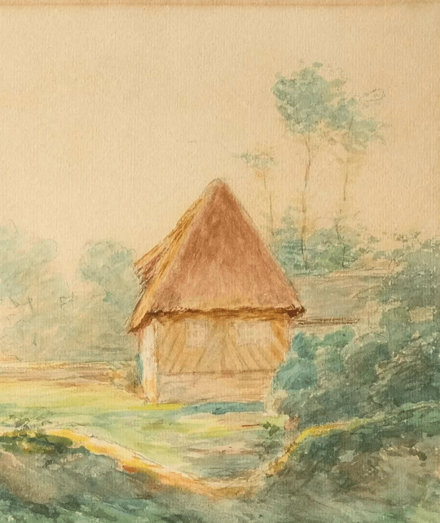 Antique Oil Painting, Landscape, Figure, Barbizon, Forest, Tree image 4