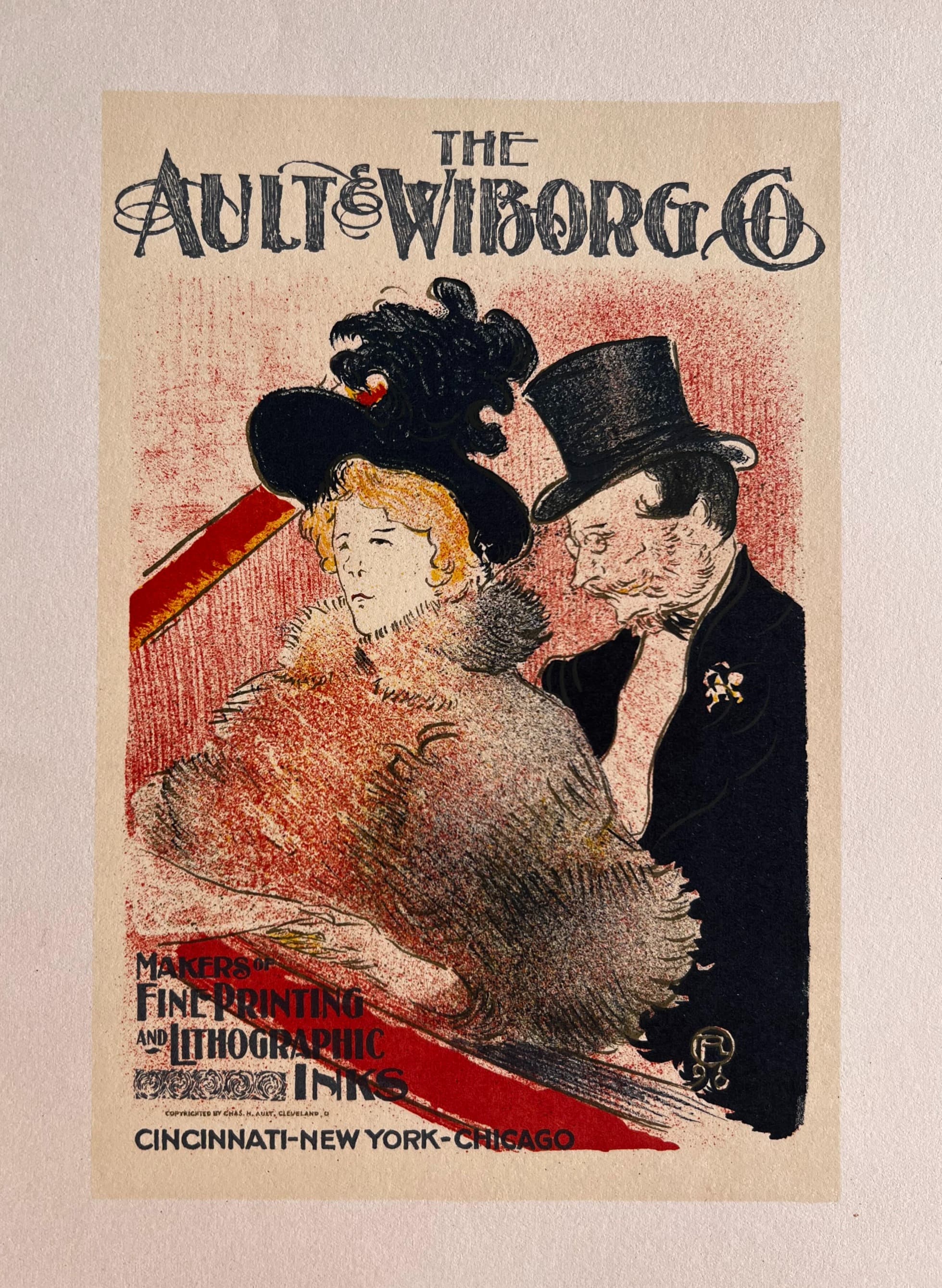 Vintage Print Ault and Wiborg image 2