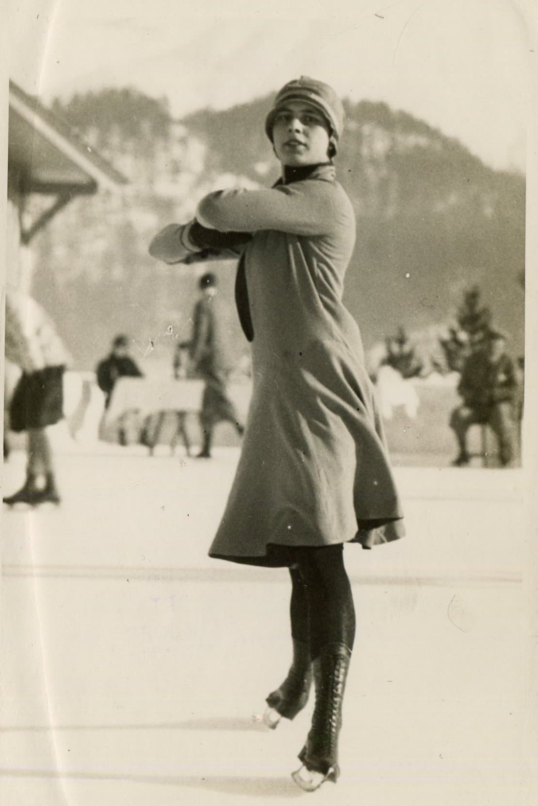 Young Woman at the Ice Skating Rink 1920' image 1