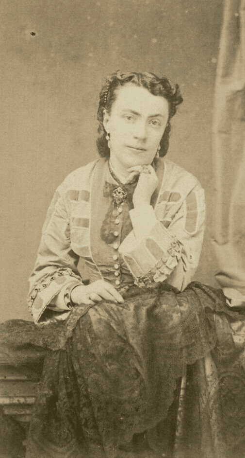 CDV Photographs ULRIC GROB - Emma Valladon, Theresa - OPERA - Albumen c. 1864 image 1