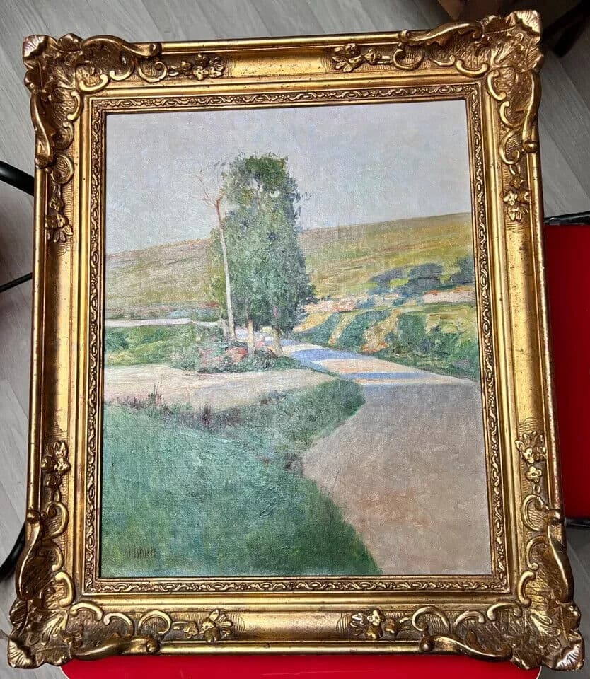 Antique Painting Landscape attrib Jozef ISRAELS (1824-1911) image 6