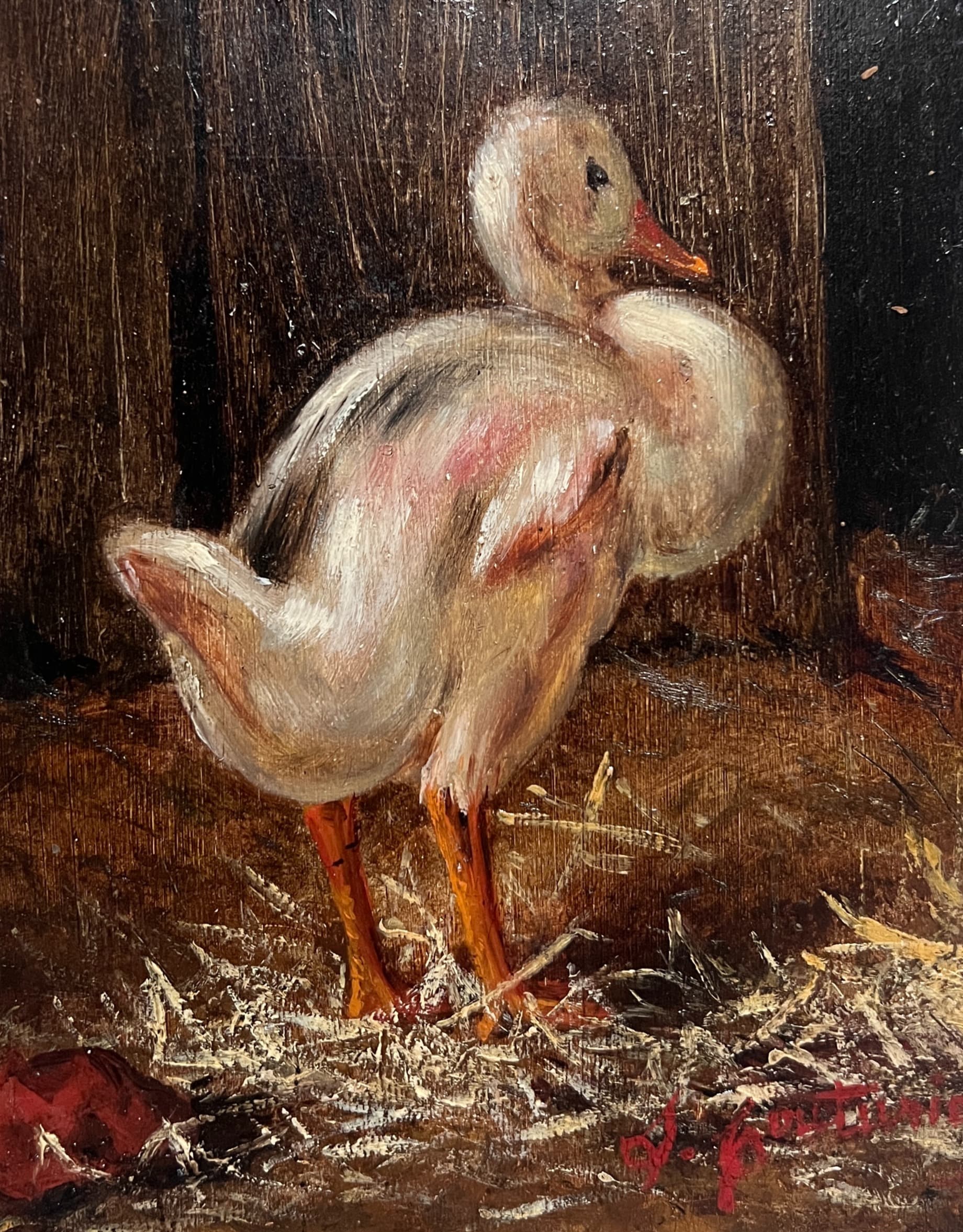 Painting Duck by Léon COUTURIER (1842-1935) image 1