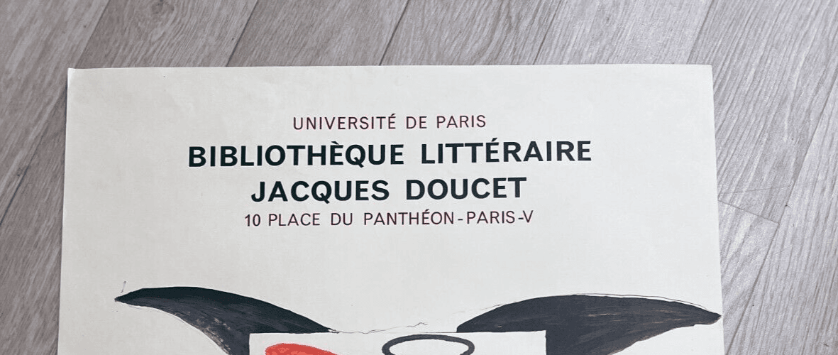 Vintage Poster Georges Braque, René Char Bird, Abstraction 1963 image 5