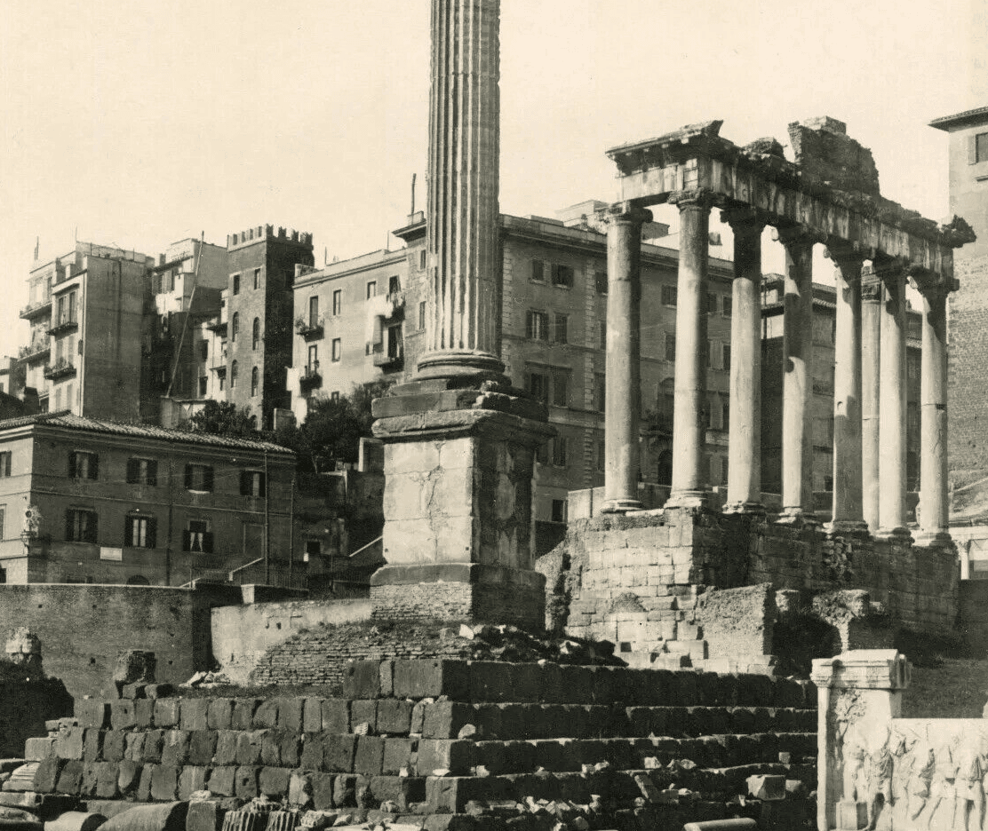 Vintage Photographs Landscape Forum Colonne Foca, Italy circa 1900 image 7