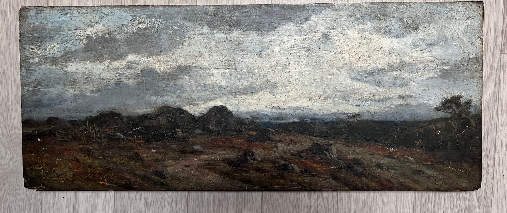 Painting Mountain Landscape View image 2