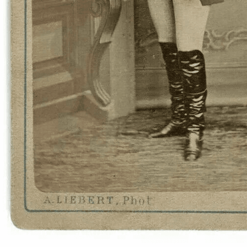 CDV Vintage Photographs A.LIEBERT - Marie Favart - OPERA c.1870 image 5