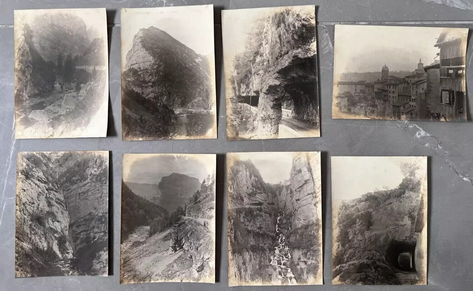 Vintage Photographs Mountain, Cave, People, Landscape image 7