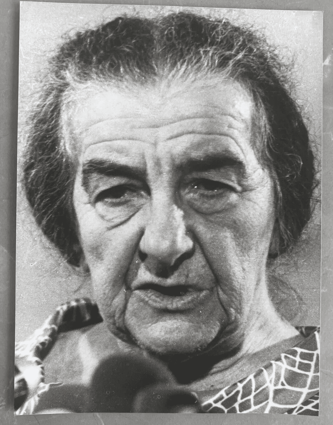 Vintage Press Photograph A.F.P - Golda Meir in Tel-Aviv 1973 image 4