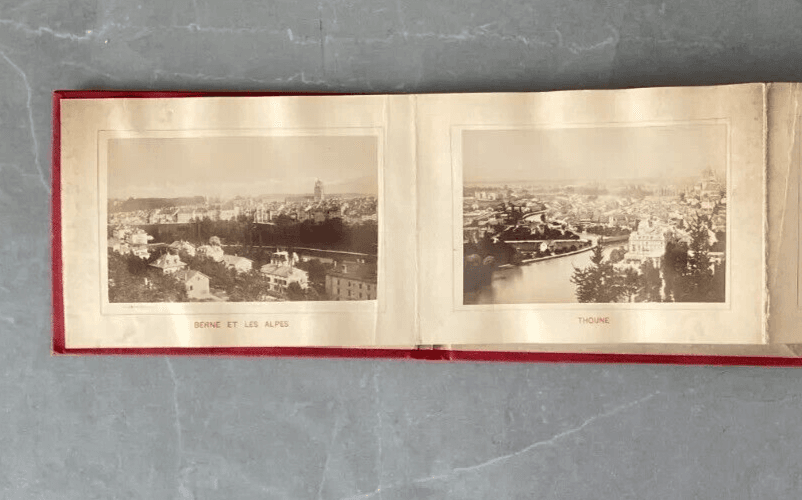 Vintage Photographs Antique Album Oberland Bernois, albumen prints c 1870 image 8