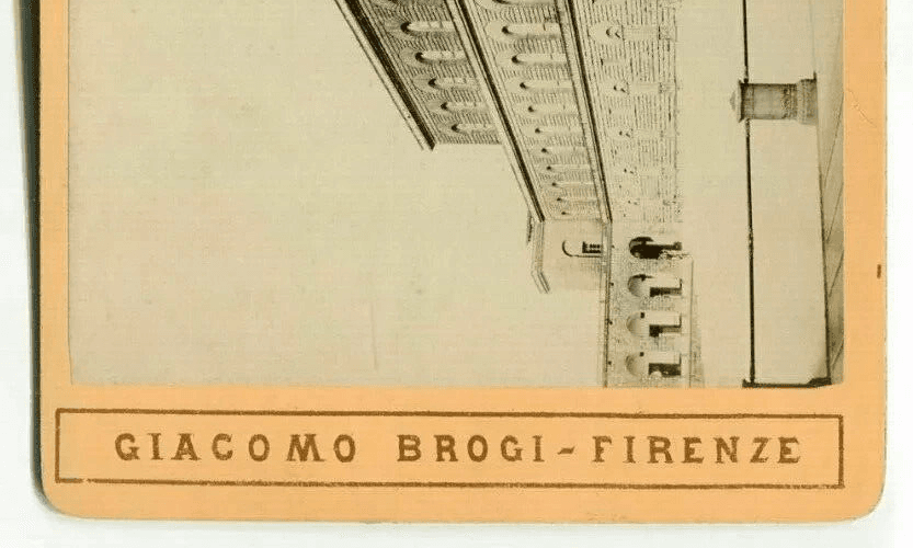 Vintage Stereoview Photograph Giacomo BROGI - Florence. Palais Pitti Italy 1870 image 3