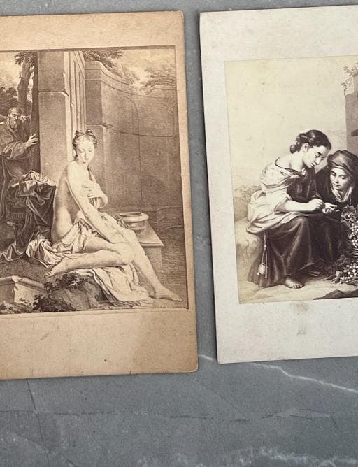 Antique Carte de Visite Collection – 19th Century Lithographs and Prints – Set image 9