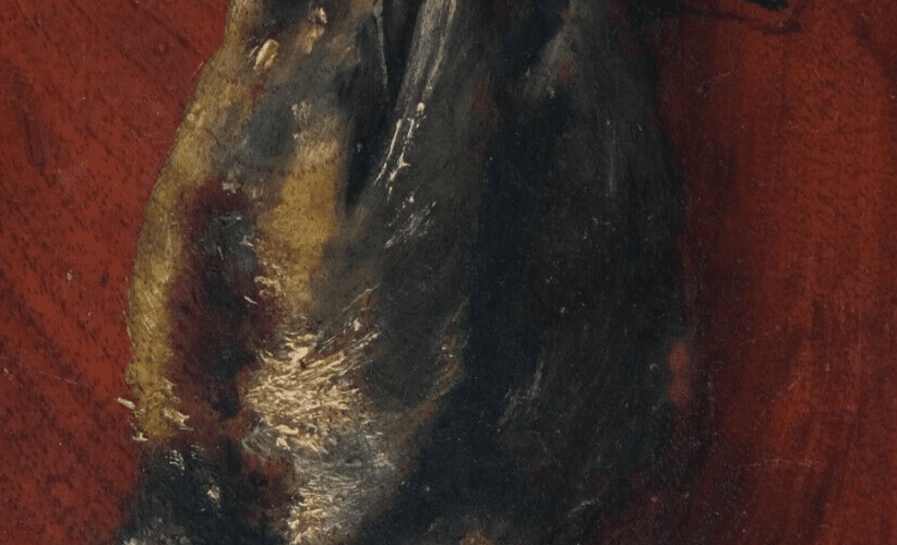 Antique Painting Original 19th century Birds, Still Life image 4
