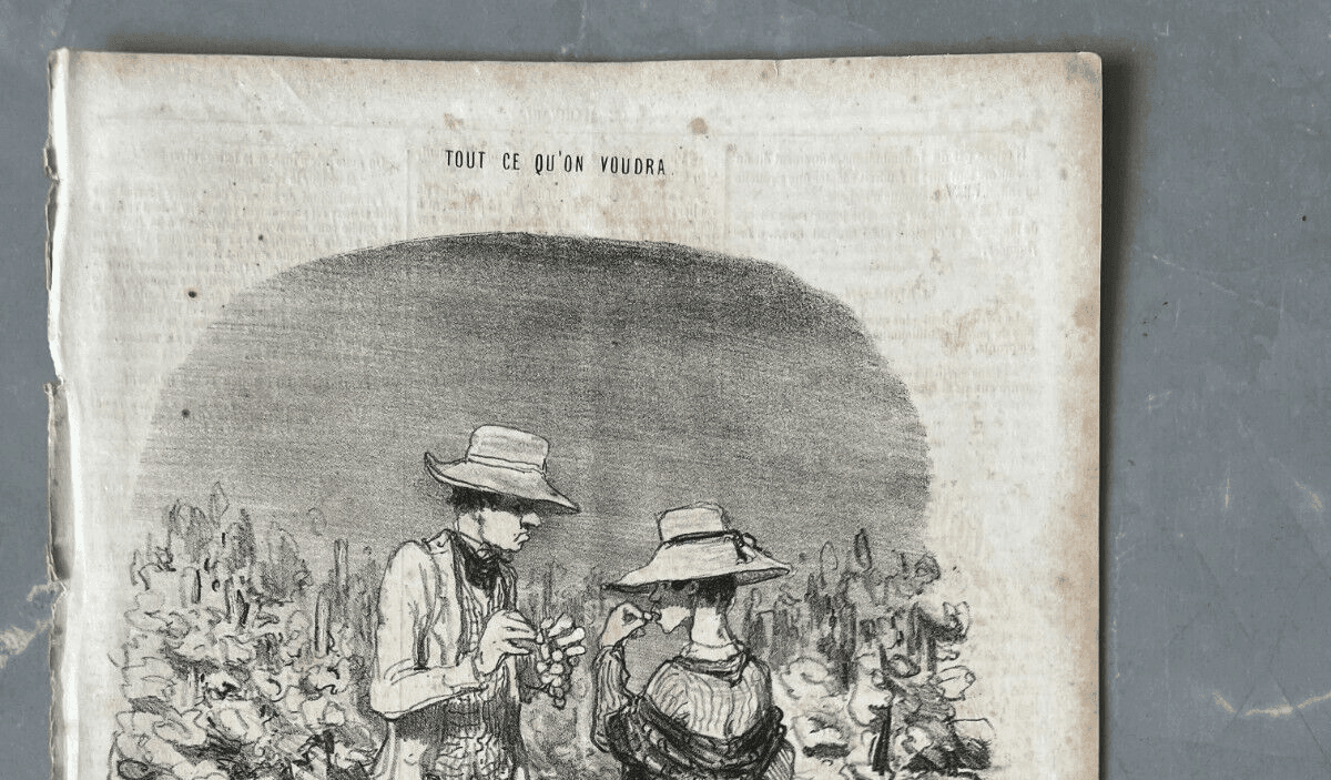 Antique Print 19th century Daumier, Tout ce qu'on voudra, Moi aussi image 3