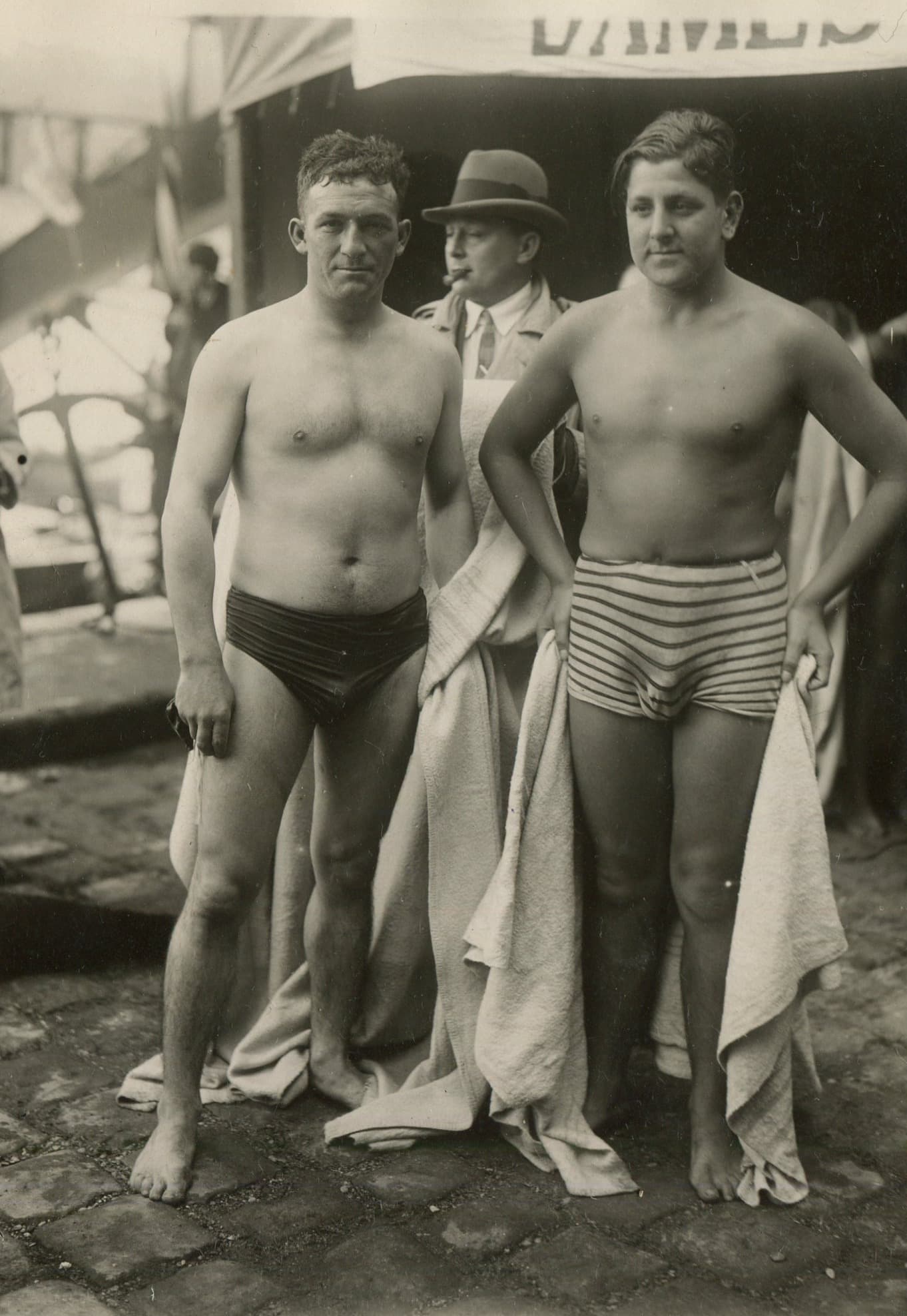 Men at the Beach 1920' image 1