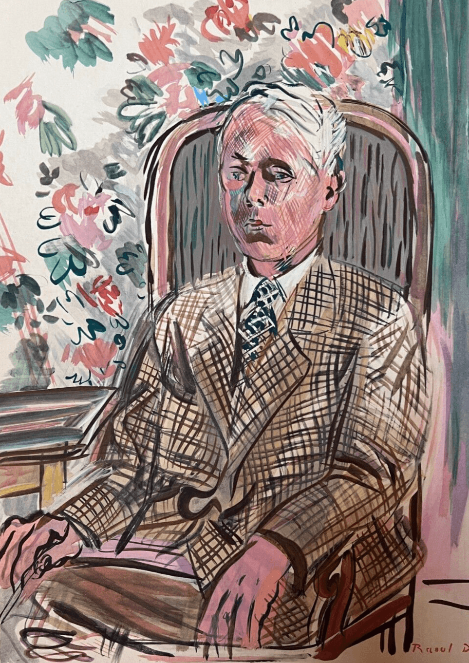 Raoul DUFY (1877-1953) Auto Portrait of the Artist Lithograph