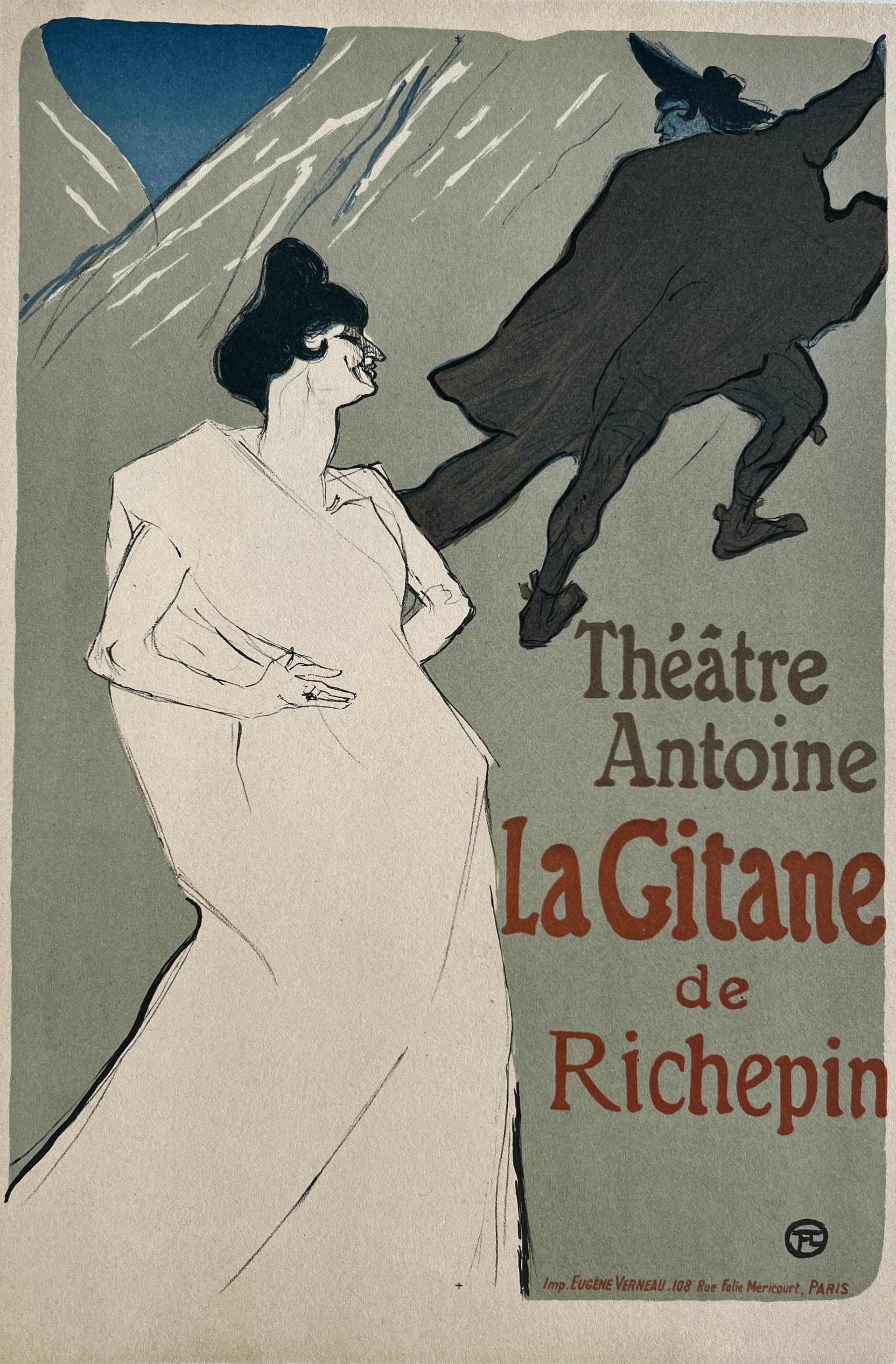 Print Theatre Antoine, La Gitane de Richepin