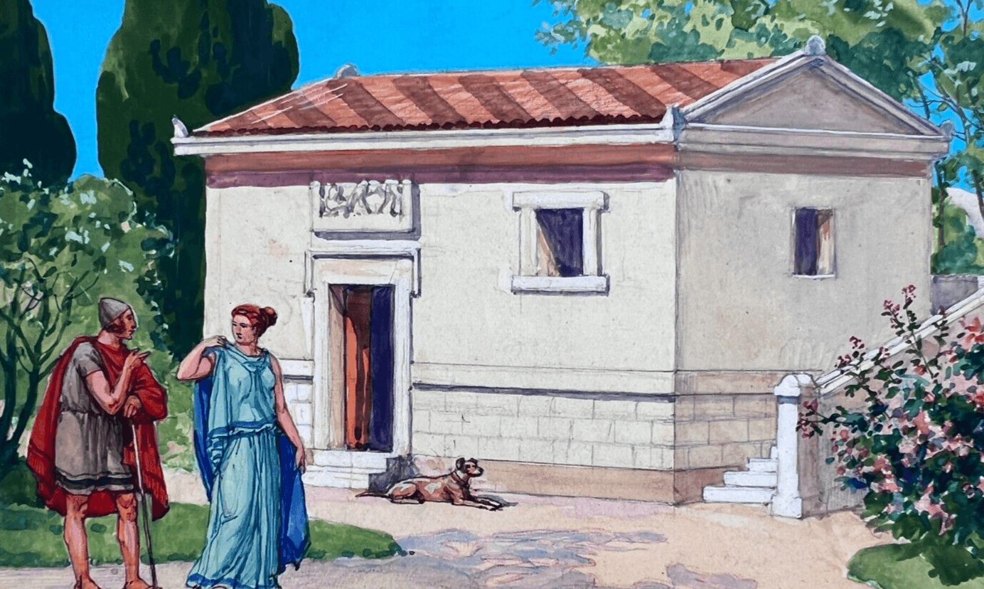 Drawing Illustration Greece