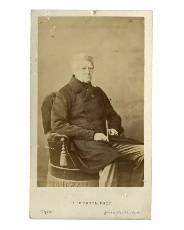 Antique CDV Vintage Photographs L. PIERSON - Duc Pasquier c. 1870 image 6