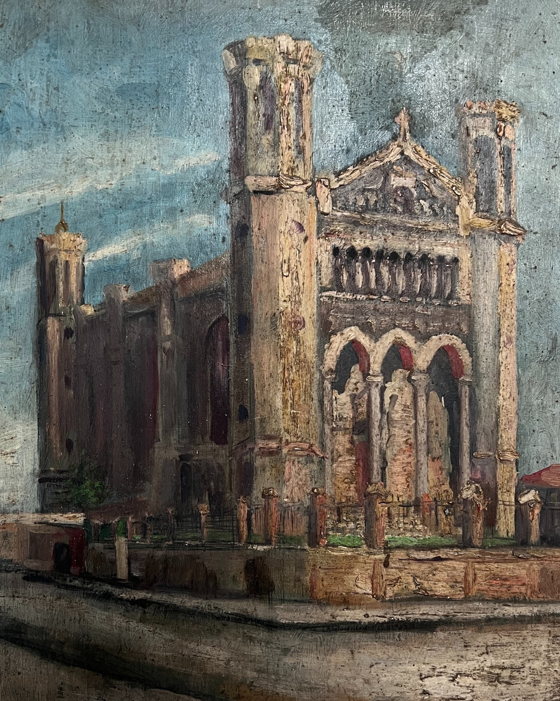 Painting Cathedral Landscape