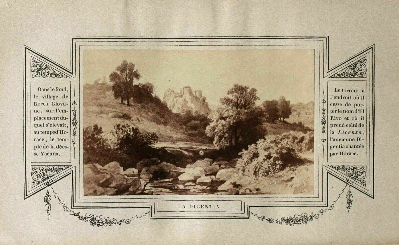 Albumen Print HORACE BOOK QUINTI HORATII FLACCI OPERA - DIDOT 1855
