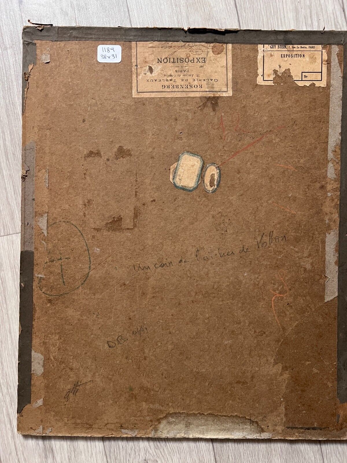 Antique Original Drawing Édouard-Jacques DUFEU (1836-1900) Coin de l'Atelier image 5